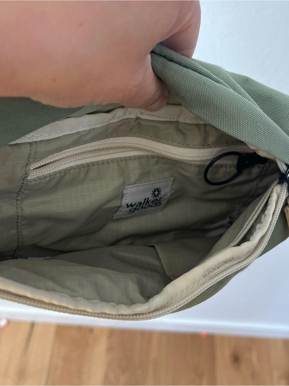 WALKER FAMILY GOODS | Louie Sling Crossbody Bag Fanny Pack in Sage | OS - Picture 4 of 4
